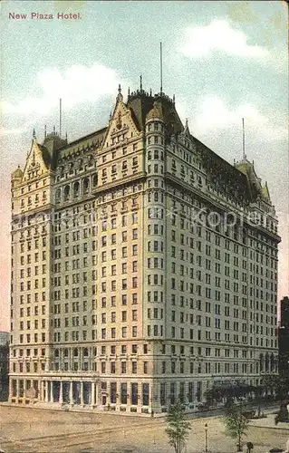 New York City New Plaza Hotel / New York /