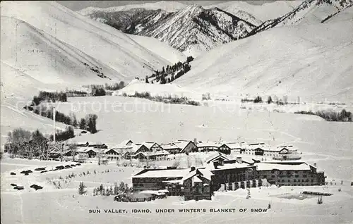 Sun Valley Idaho General view in Winter Mountains Kat. Sun Valley