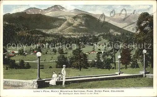 Estes Park Longs Peak Rocky Mountains National Park Kat. Estes Park