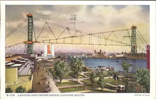 Chicago Illinois International Exposition Lagoon Promenades Kat. Chicago