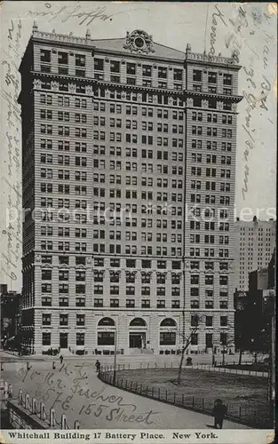 New York City Whitehall Building 17 Battery Place / New York /