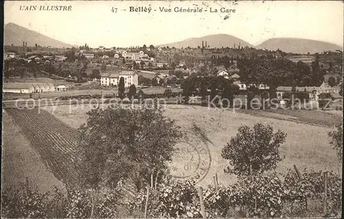 Belley Vue generale et la Gare Kat. Belley