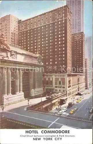 New York City Hotel Commodore / New York /