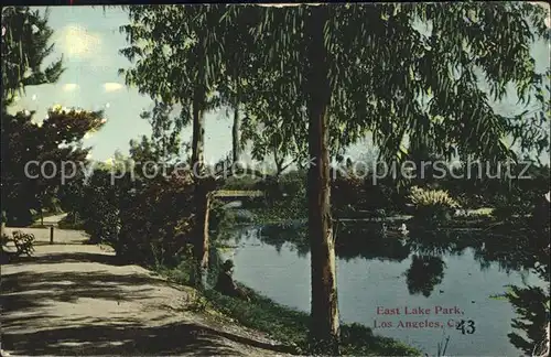 Los Angeles California Promenade East Lake Park Kat. Los Angeles