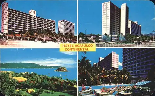 Acapulco Hotel Acapulco Continental Swimming Pool Panoramic view Kat. Acapulco