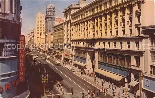 San Francisco California Market Street Kat. San Francisco