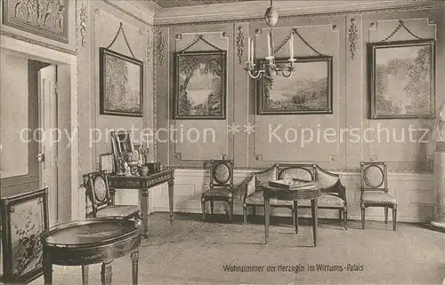 Weimar Thueringen Wohnzimmer Herzogin Wittums-Palais / Weimar /Weimar Stadtkreis