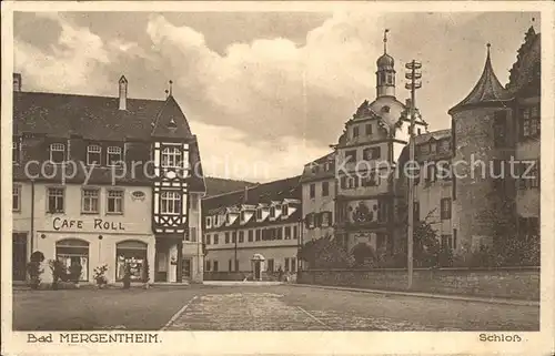 Bad Mergentheim Cafe Roll Schloss  / Bad Mergentheim /Main-Tauber-Kreis LKR