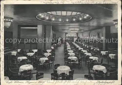 Hagen Westfalen Hotel-Cafe Victoria  / Hagen /Hagen Stadtkreis