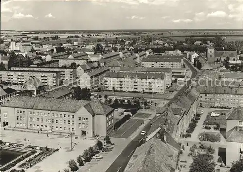 Pasewalk Mecklenburg Vorpommern Fliegeraufnahme Wohnbloecke  / Pasewalk /Uecker-Randow LKR