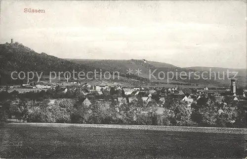 Suessen Gesamtansicht Burg / Suessen /Goeppingen LKR