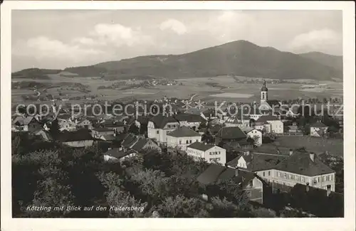 Koetzting Panorama Blick auf den Kaitersberg / Bad Koetzting /Cham LKR