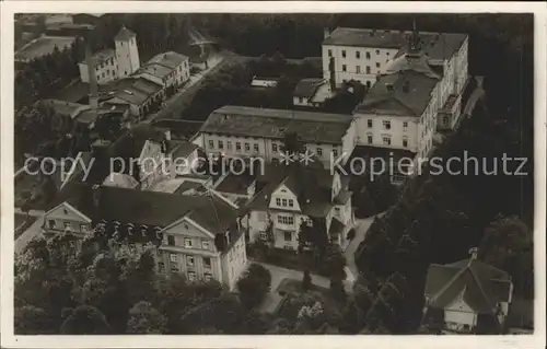 Bad Polzin Polczyn-Zdroj Kaiserbad-Sanatorium Fliegeraufnahme / Polczyn /Swidwin