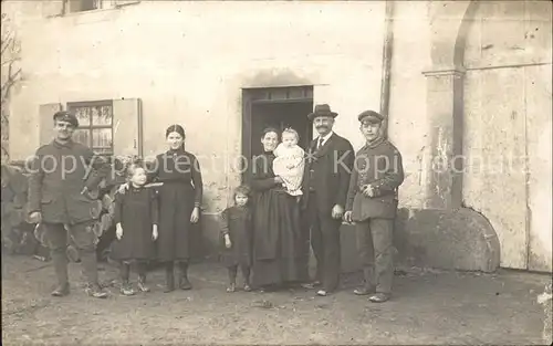 Wollbach Kandern Soldaten Gruppenfoto / Kandern /Loerrach LKR