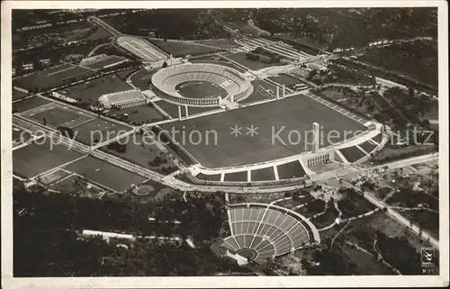 Berlin Reichssportfeld Dietrich-Eckardt-Buehne Fliegeraufnahme / Berlin /Berlin Stadtkreis