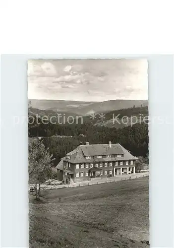 Hundsbach Forbach Gasthaus und Pension zur schoenen Aussicht Kat. Forbach