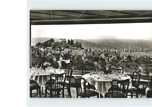 Rotenberg Stuttgart Hoehengasstaette Boehringer Terrasse Kat. Stuttgart