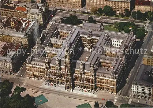 Wien Rathaus Fliegeraufnahme Kat. Wien