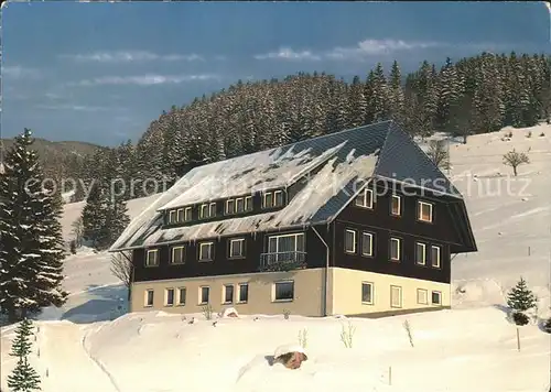 Menzenschwand Haus Spiesshorn Jugendgesundheitsstaette Kat. St. Blasien