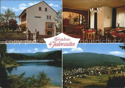 Bischofsgruen Gasthaus 4 Jahreszeiten Fichtelgebirge Kat. Bischofsgruen