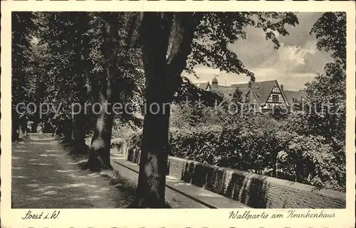 Soest Arnsberg Wallpartie am Krankenhaus / Soest /Soest LKR