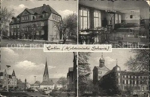 Eutin Jugendherberge Tagesraum Marktplatz Schloss Kat. Eutin