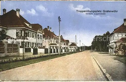 Grafenwoehr Truppenuebungsplatz Lagerstrasse Kat. Grafenwoehr