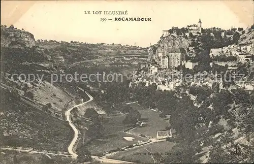 Rocamadour Vue generale Collection Le Lot illustre Kat. Rocamadour