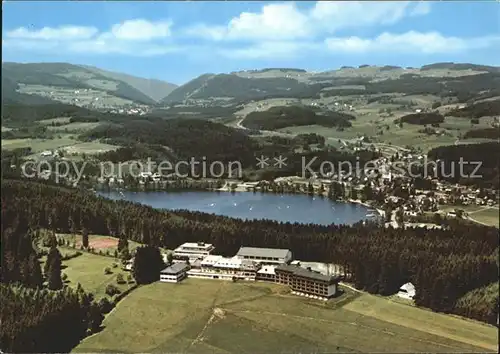 Saig Schwarzwald Kurhotel Saigerhoeh Titisee Fliegeraufnahme Kat. Lenzkirch