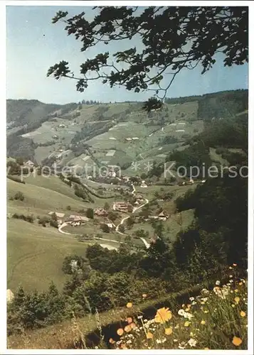 Obermuenstertal Schwarzwaldgasthof Spielweg Kat. Muenstertal