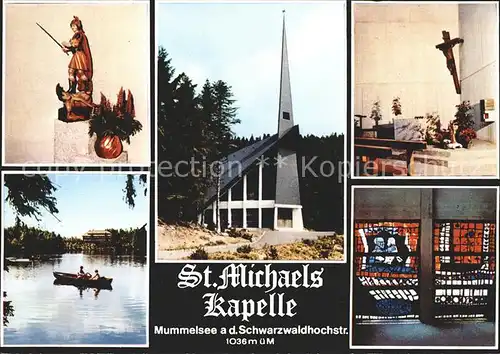 Seebach Ortenaukreis St. Michaels Kapelle Mummelsee Kat. Seebach