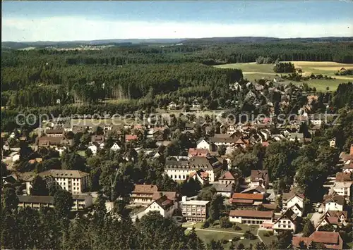 Koenigsfeld Schwarzwald Fliegeraufnahme Kat. Koenigsfeld im Schwarzwald