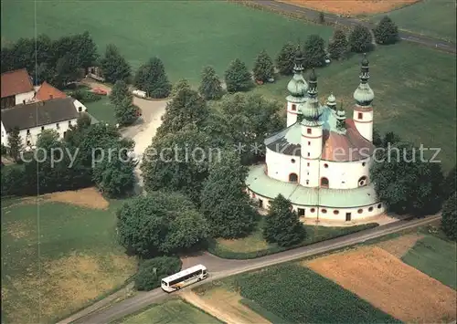 Waldsassen Fliegeraufnahme Dreifaltingkeitskirche Dientzenhofer Kappl Kat. Waldsassen