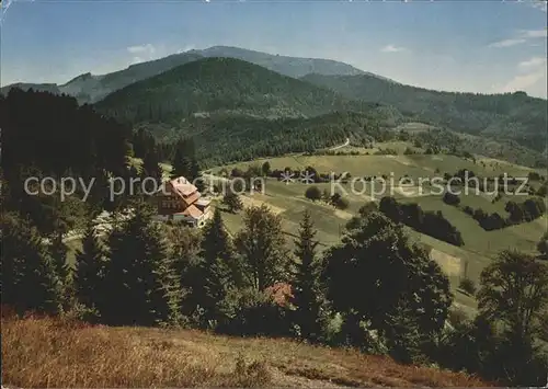 Neuenweg Gasthof Pension Haldenhof  Kat. Neuenweg