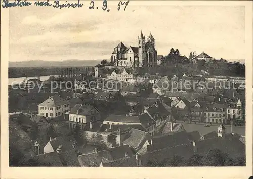 Breisach Rhein Teilansicht Kat. Breisach am Rhein