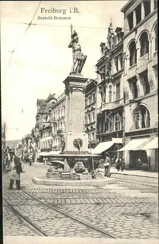 Freiburg Breisgau Bertold Brunnen Kat. Freiburg im Breisgau