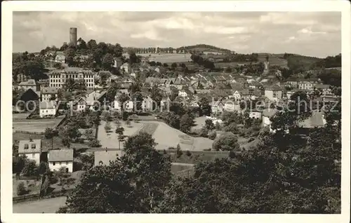 Lobenstein Bad Blick vom Geyersberg  / Bad Lobenstein /Saale-Orla-Kreis LKR