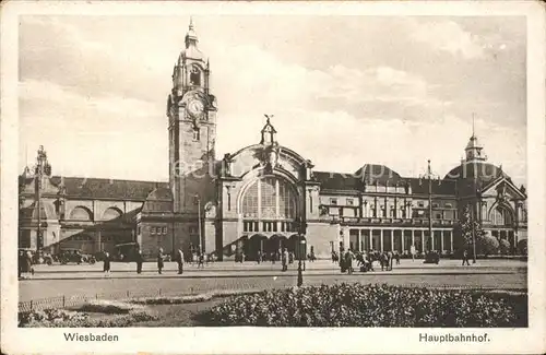 Wiesbaden Hauptbahnhof Kat. Wiesbaden