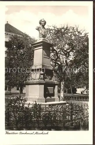 Messkirch Kreutzer Denkmal  Kat. Messkirch