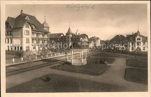 Koenigsfeld Schwarzwald Ortsansicht Strassenpartie Kat. Koenigsfeld im Schwarzwald