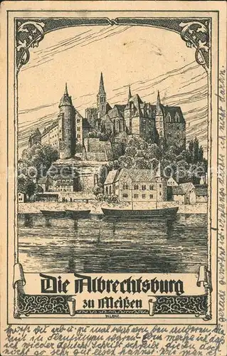 Meissen Elbe Sachsen Die Albrechtsburg Kat. Meissen