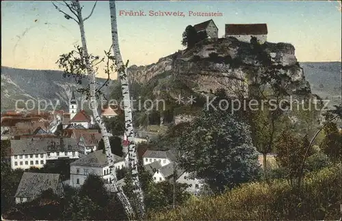 Pottenstein Oberfranken Teilansicht / Pottenstein /Bayreuth LKR