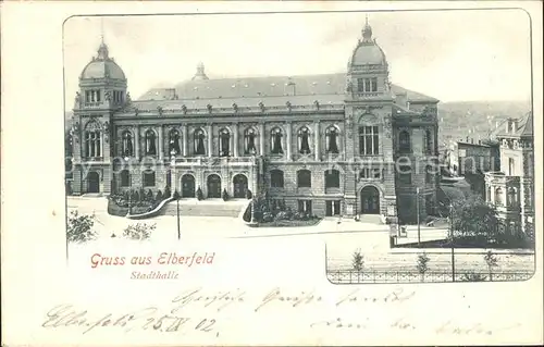 Elberfeld Wuppertal Stadthalle  Kat. Wuppertal