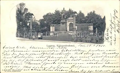 Lennep Kriegerdenkmal Kat. Remscheid