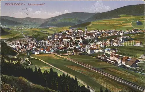 Neustadt Titisee Gesamtansicht Schwarzwald Kat. Titisee Neustadt