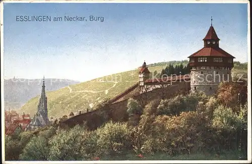 Esslingen Neckar Burg Kat. Esslingen am Neckar