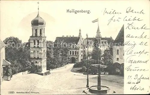 Heiligenberg Baden Schloss Brunnen Kat. Heiligenberg