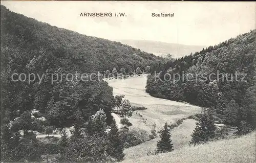 Arnsberg Westfalen Seufzertal Kat. Arnsberg