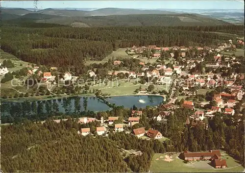 Hahnenklee Bockswiese Harz Fliegeraufnahme Kat. Goslar