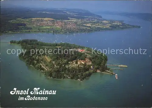 Insel Mainau Fliegeraufnahme Kat. Konstanz Bodensee